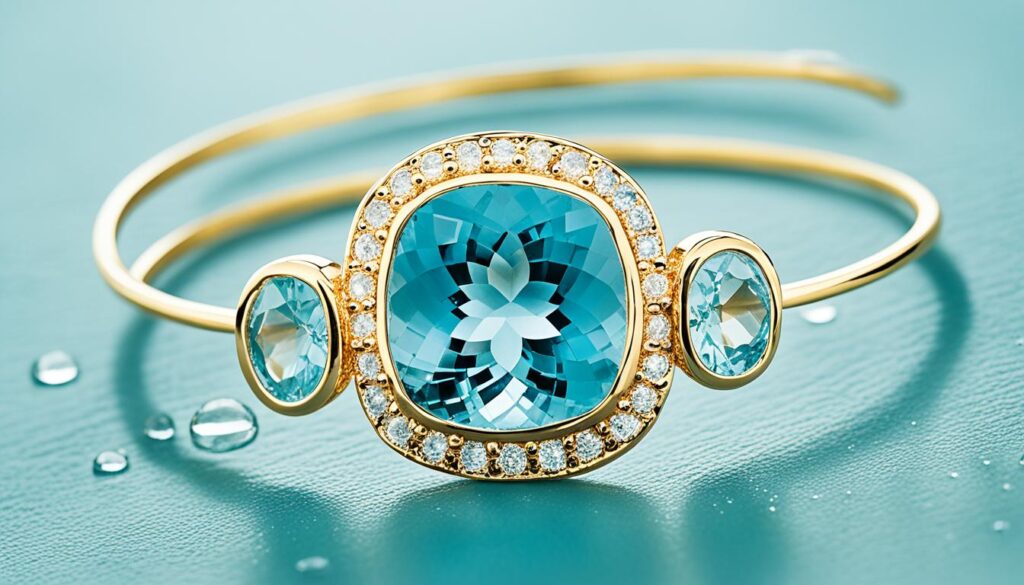 Aquamarin Anwendung im Jewelery and Healing Water